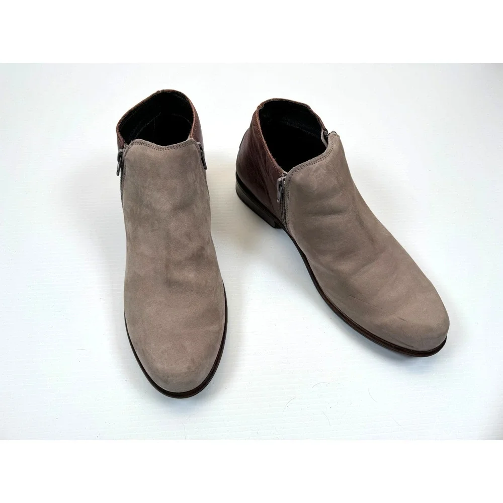 Naot Helm Ankle Boots Women 42 US‎ 11-11.5 Leather Zip Closure Round Toe Booties